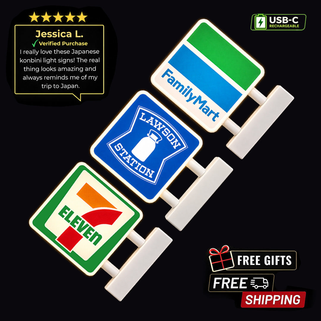 🔔 Mini Konbini Lightbox Magnets – Doorbell Edition