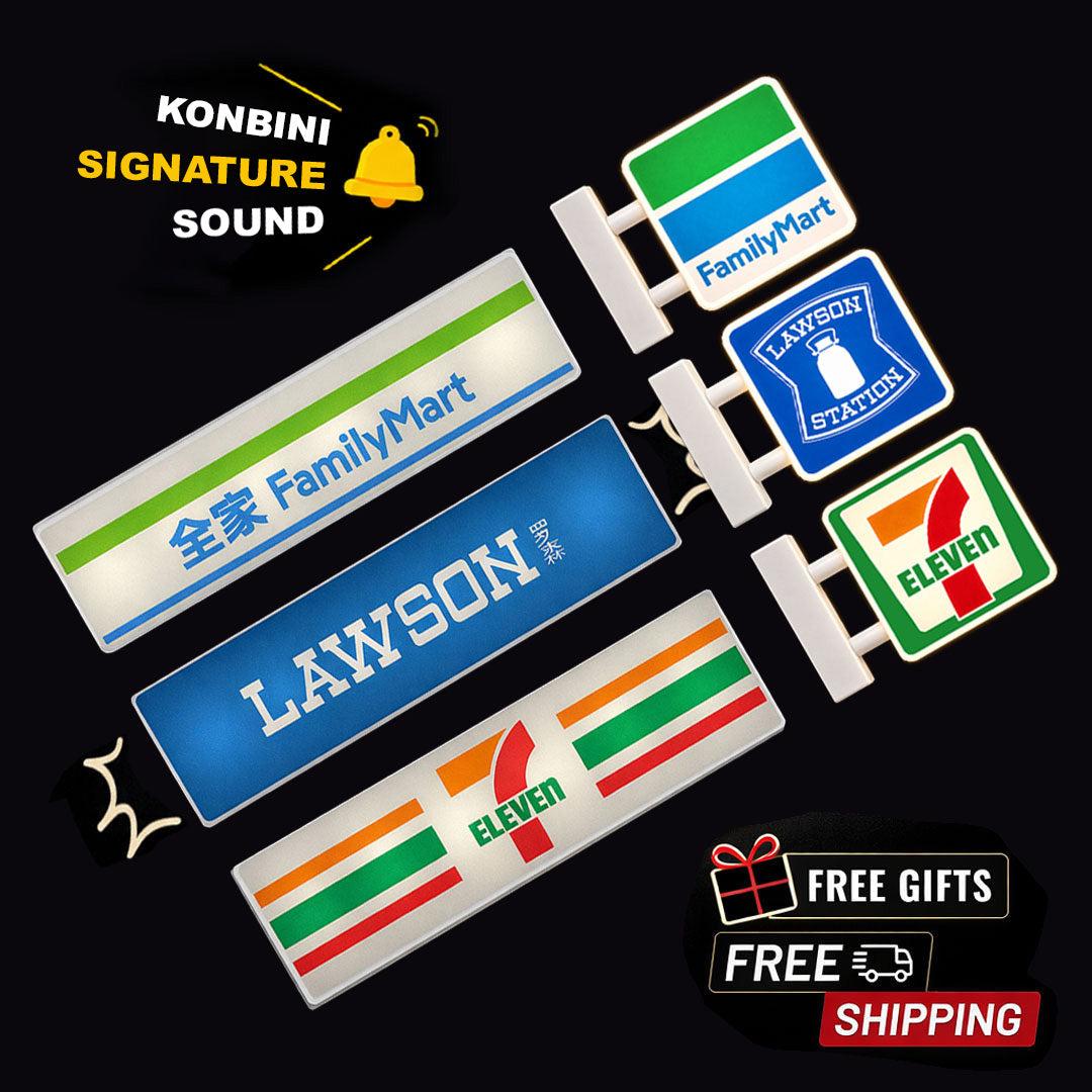 🔔 Long Mini Konbini Lightbox Magnets – Doorbell Edition