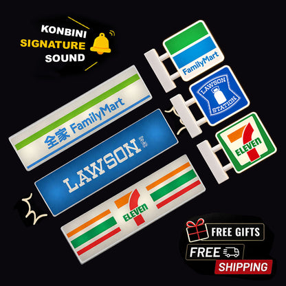 🔔 Long Mini Konbini Lightbox Magnets – Doorbell Edition