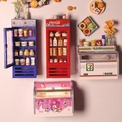 🧊 Mini Konbini Shelf & Freezer Magnet