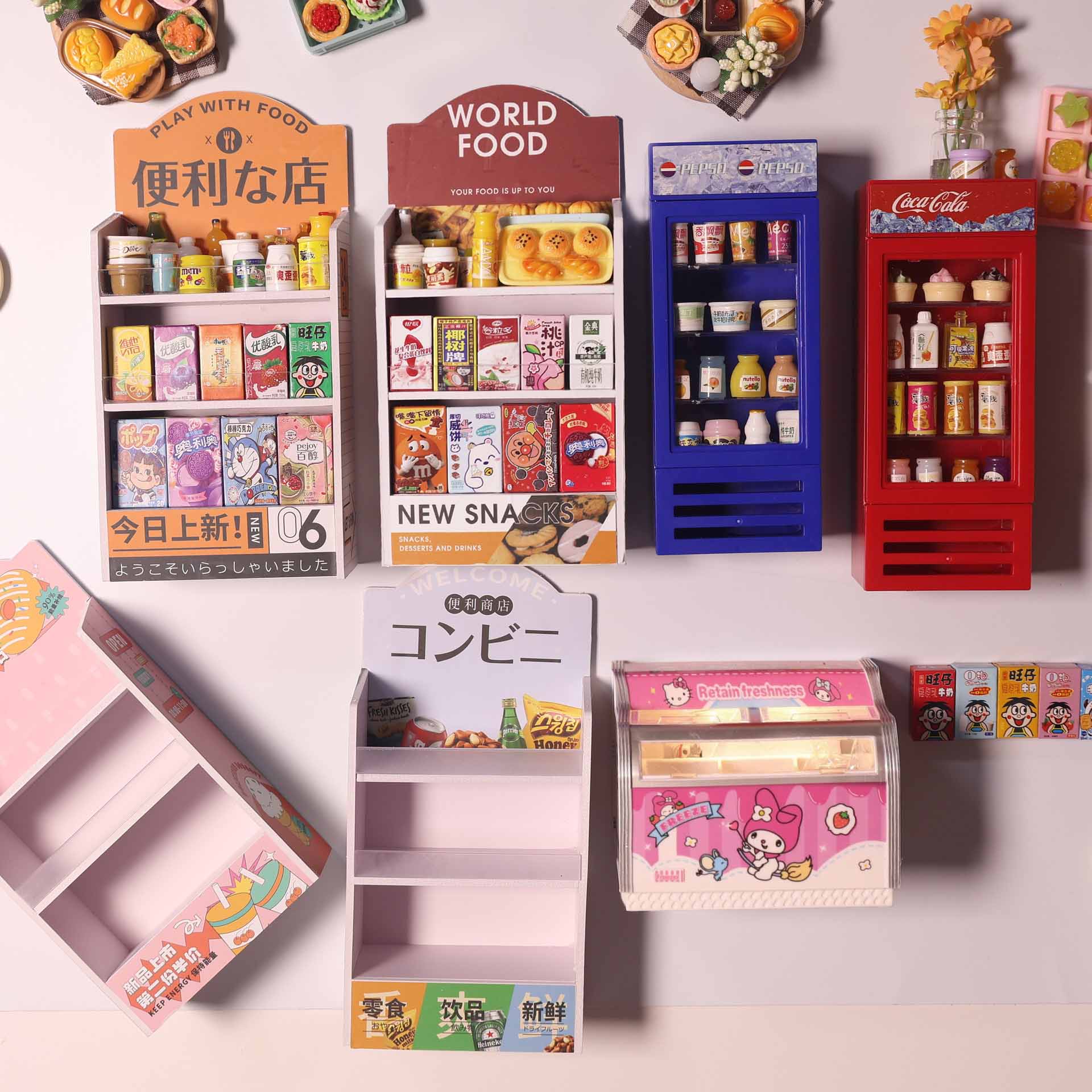 🧊 Miniature Supermarket Freezer Fridge Magnet - WonderWonders