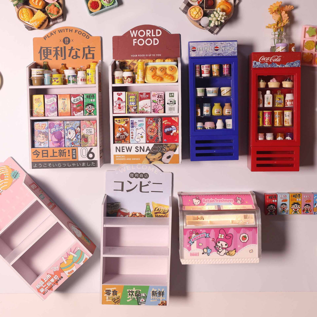 🧊 Miniature Supermarket Freezer Fridge Magnet - WonderWonders