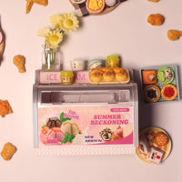 Ice Cream Freezer + 30 Random Mini Snacks + 1 Pack of Ice Cubes