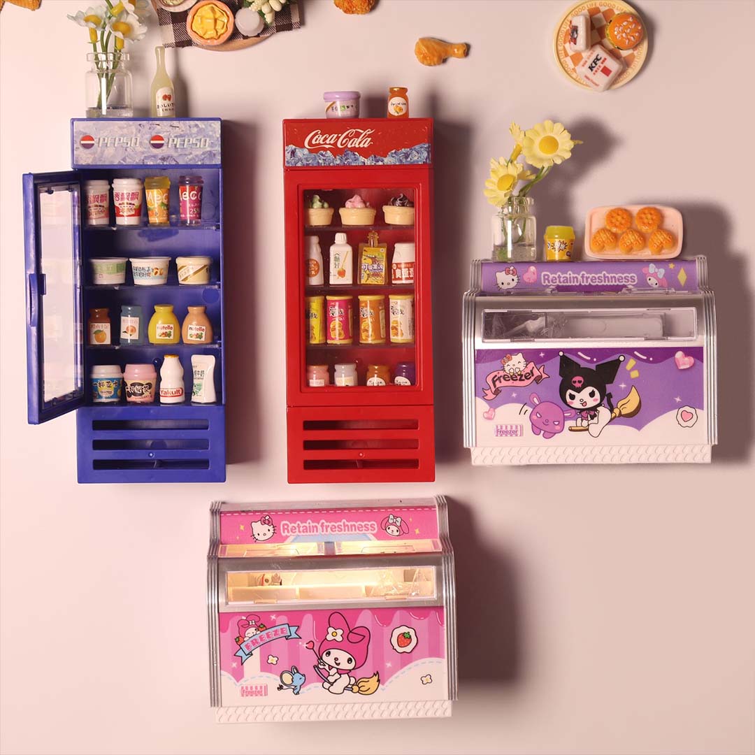 🧊 Miniature Supermarket Freezer Fridge Magnet - WonderWonders